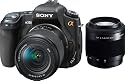 Sony Alpha DSLRA350X 14.2MP Digital SLR Camera with Super SteadyShot Image Stabilization with DT 18-70mm f/3.5-5.6 & DT 55-200mm f/4-5.6 Zoom Lenses